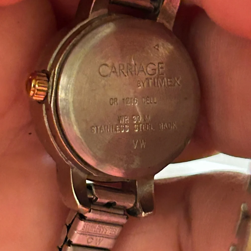 Carriage by Timex Women's Watch with Gold and Silver Tones
